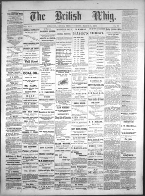 Daily British Whig (1850), 31 Mar 1876