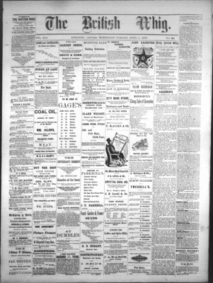 Daily British Whig (1850), 5 Apr 1876