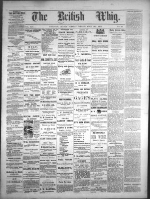 Daily British Whig (1850), 25 Apr 1876