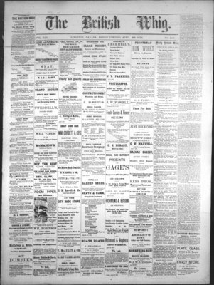 Daily British Whig (1850), 28 Apr 1876