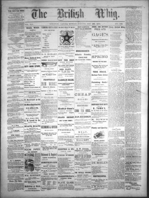 Daily British Whig (1850), 29 May 1876