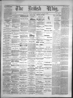 Daily British Whig (1850), 20 Jun 1876