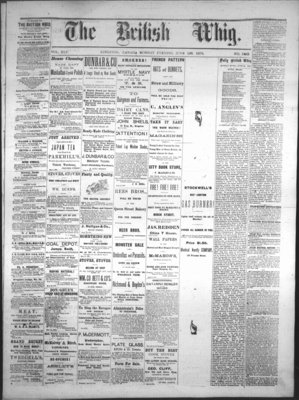 Daily British Whig (1850), 26 Jun 1876