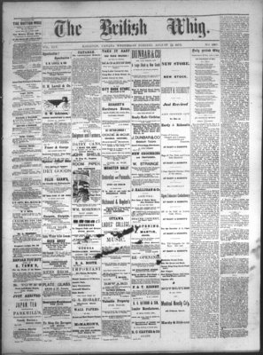 Daily British Whig (1850), 2 Aug 1876