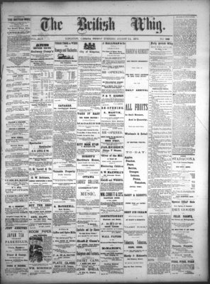 Daily British Whig (1850), 11 Aug 1876