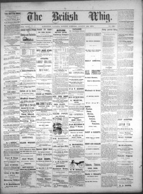 Daily British Whig (1850), 14 Aug 1876