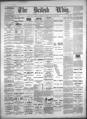 Daily British Whig (1850), 15 Aug 1876