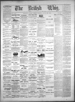 Daily British Whig (1850), 29 Aug 1876