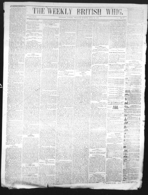 Weekly British Whig (1859), 15 Apr 1858