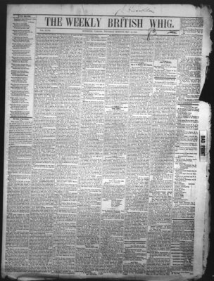 Weekly British Whig (1859), 13 May 1858