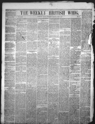 Weekly British Whig (1859), 3 Jun 1858