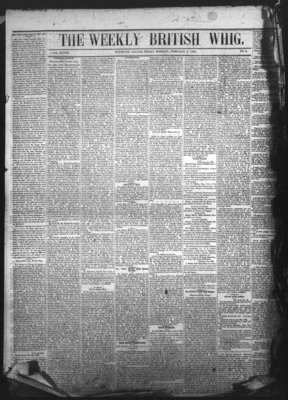 Weekly British Whig (1859), 4 Feb 1859