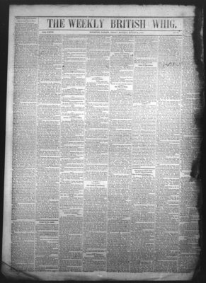 Weekly British Whig (1859), 18 Mar 1859