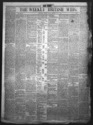 Weekly British Whig (1859), 8 Jul 1859