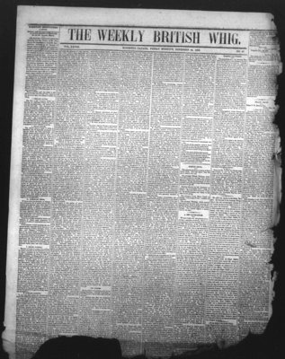 Weekly British Whig (1859), 25 Nov 1859