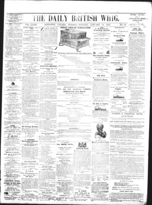 Daily British Whig (1850), 13 Jan 1863