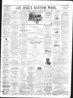 Daily British Whig (1850), 15 Jan 1863