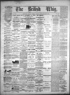 Daily British Whig (1850), 26 Sep 1876