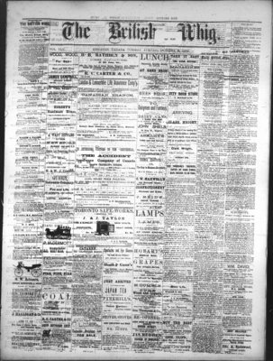 Daily British Whig (1850), 3 Oct 1876