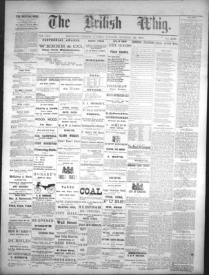 Daily British Whig (1850), 31 Oct 1876