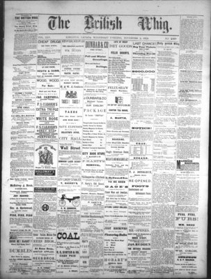 Daily British Whig (1850), 1 Nov 1876