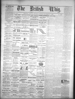 Daily British Whig (1850), 11 Nov 1876