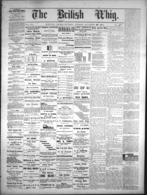 Daily British Whig (1850), 25 Nov 1876