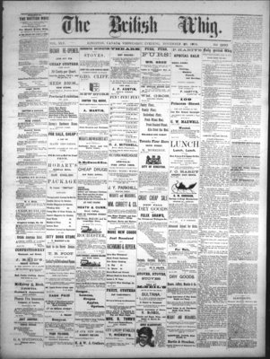 Daily British Whig (1850), 29 Nov 1876