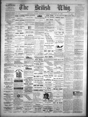 Daily British Whig (1850), 30 Nov 1876