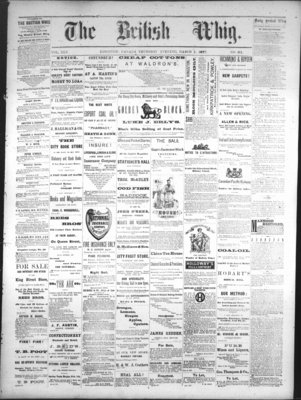 Daily British Whig (1850), 1 Mar 1877