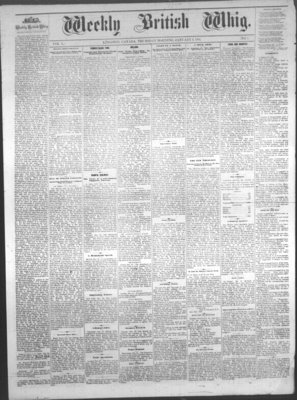 Weekly British Whig (1859), 6 Jan 1881