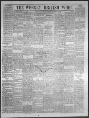 Weekly British Whig (1859), 24 Feb 1870