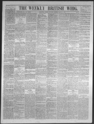 Weekly British Whig (1859), 10 Mar 1870