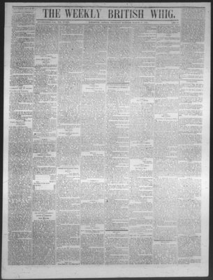 Weekly British Whig (1859), 31 Mar 1870