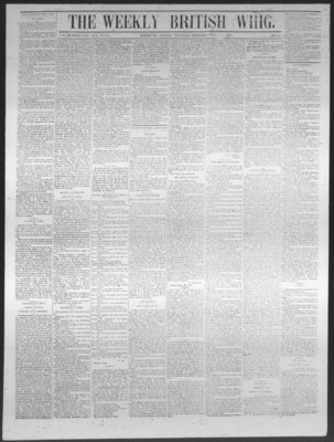 Weekly British Whig (1859), 7 Apr 1870