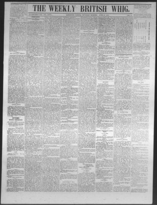 Weekly British Whig (1859), 21 Apr 1870