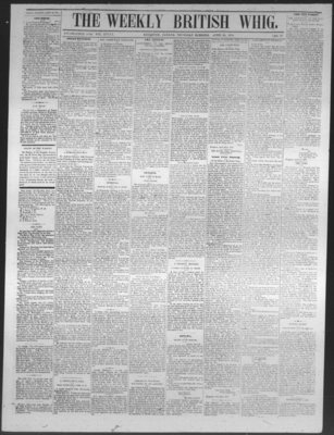 Weekly British Whig (1859), 28 Apr 1870