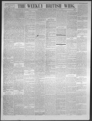 Weekly British Whig (1859), 5 May 1870