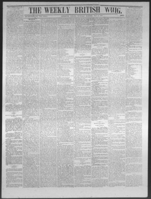 Weekly British Whig (1859), 12 May 1870