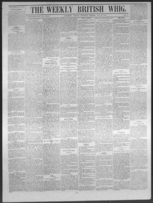 Weekly British Whig (1859), 26 May 1870