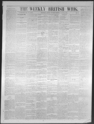 Weekly British Whig (1859), 11 Aug 1870