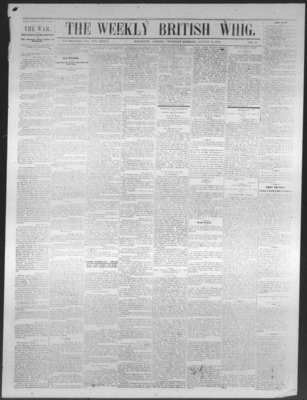 Weekly British Whig (1859), 25 Aug 1870