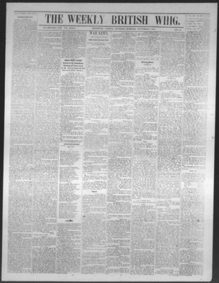 Weekly British Whig (1859), 8 Sep 1870