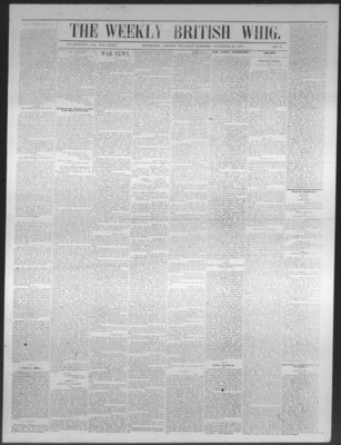 Weekly British Whig (1859), 22 Sep 1870