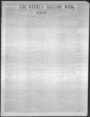 Weekly British Whig (1859), 3 Nov 1870