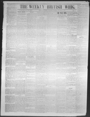 Weekly British Whig (1859), 1 Dec 1870