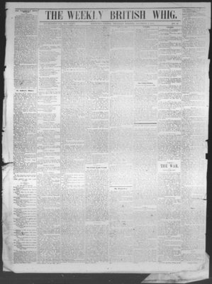 Weekly British Whig (1859), 8 Dec 1870