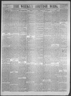 Weekly British Whig (1859), 13 Jul 1871