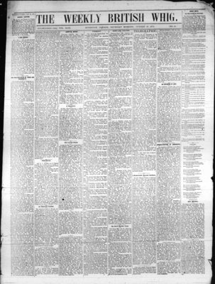 Weekly British Whig (1859), 29 Oct 1874