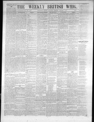 Weekly British Whig (1859), 7 Jan 1875